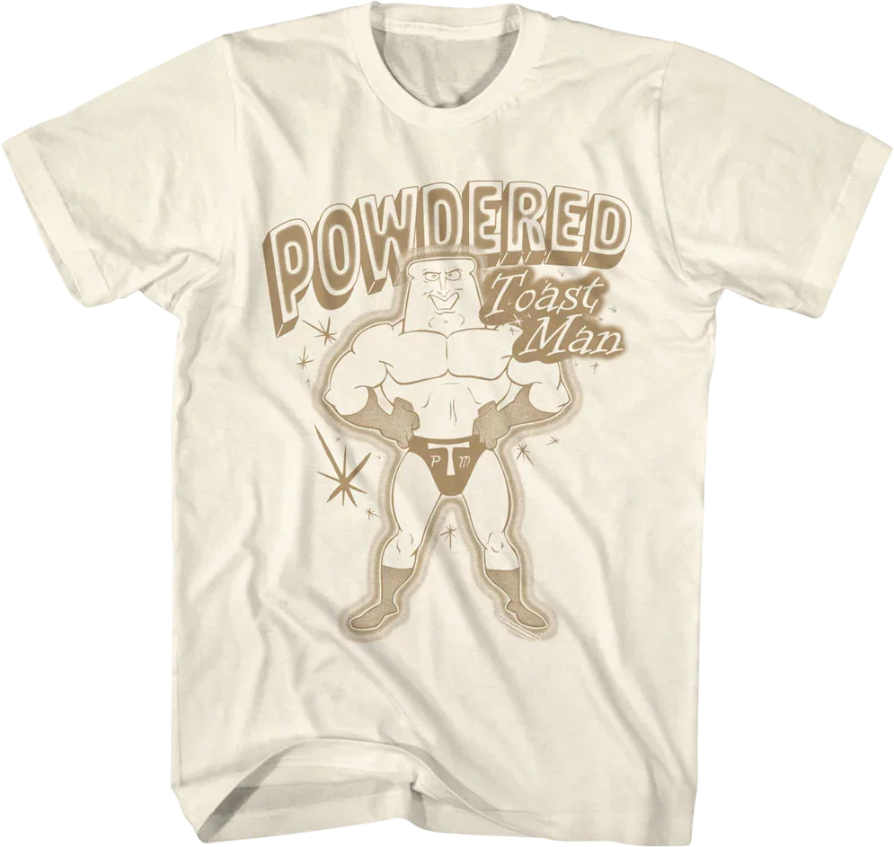 Powdered Toast Man Ren And Stimpy T-Shirt