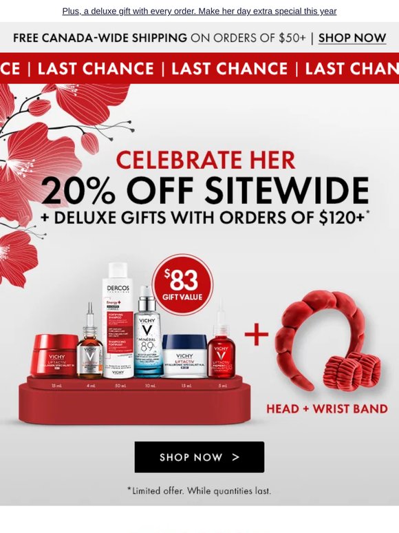 LAST CHANCE to Treat Mom (and Yourself) to 20% Off! 🌸