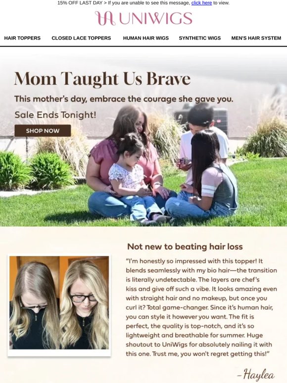 Mother’s Day Glow, Wear the Ideal Hair for Any Moment