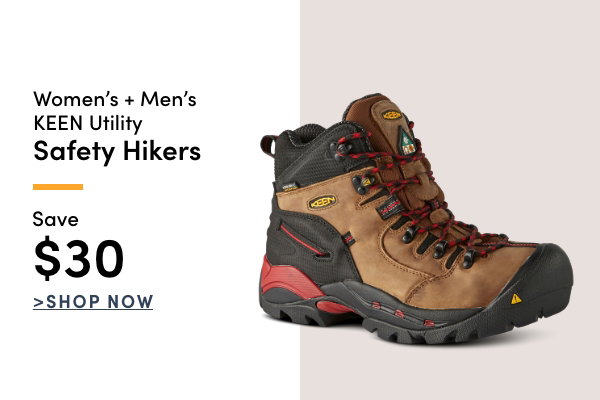 Women's + Men's KEEN Utility Safety Hikers Save $30