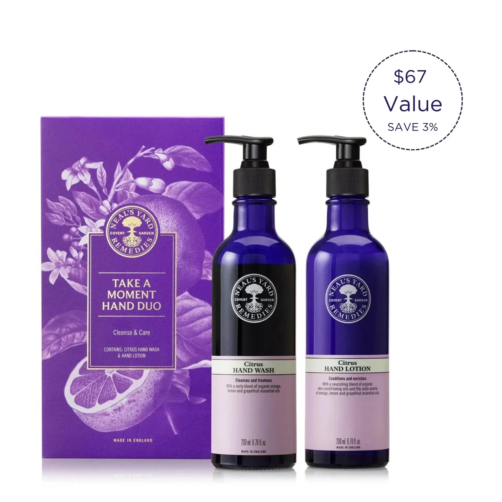 Image of Take a Moment Hand Duo - Citrus