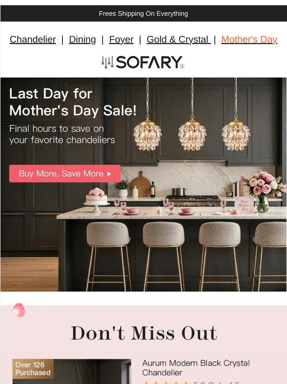 Ends Today: Mother’s Day Sale🎁
