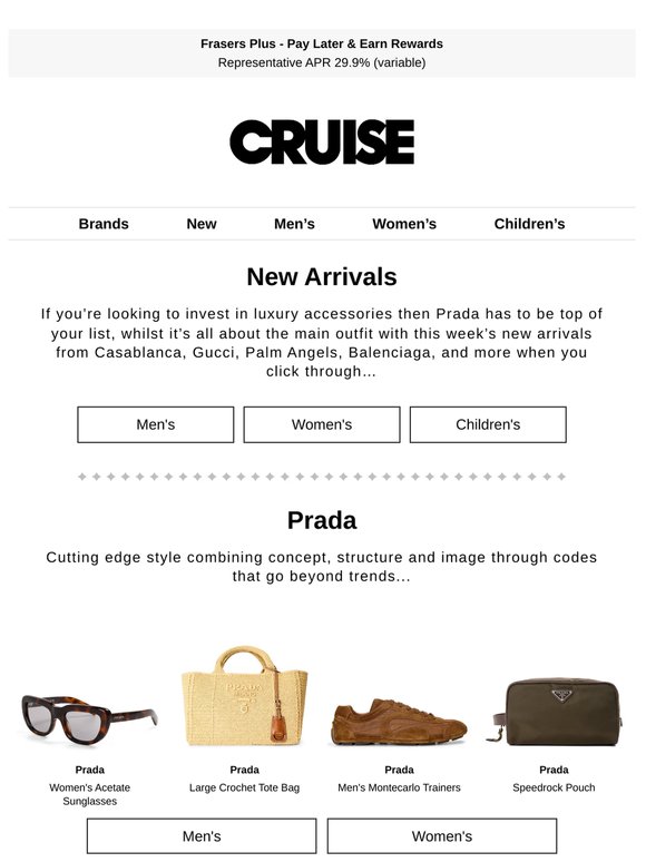 🔥 New Prada, Casablanca, Gucci, Palm Angels, Balenciaga, And More...