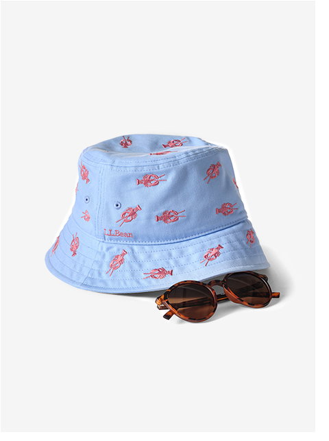 Adults' Cotton Bucket Hat in Seaboard Blue Lobster