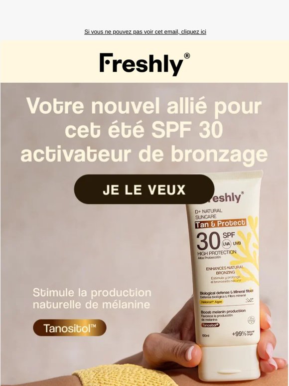 Activez votre bronzage 🍫 Nouvelle SPF !