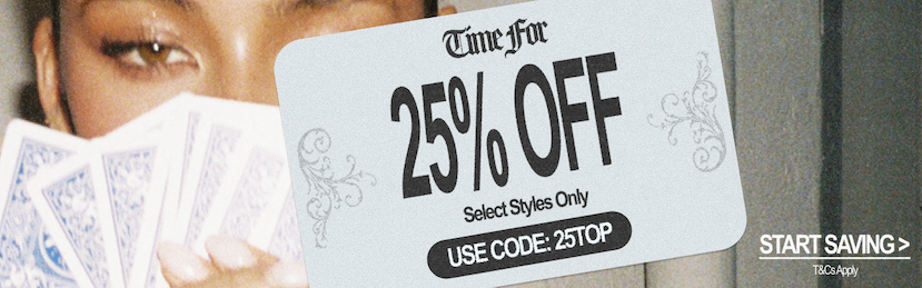 25% off select top sellers styles >