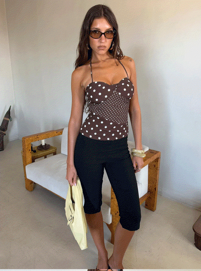 Samaira Capri Pant Black