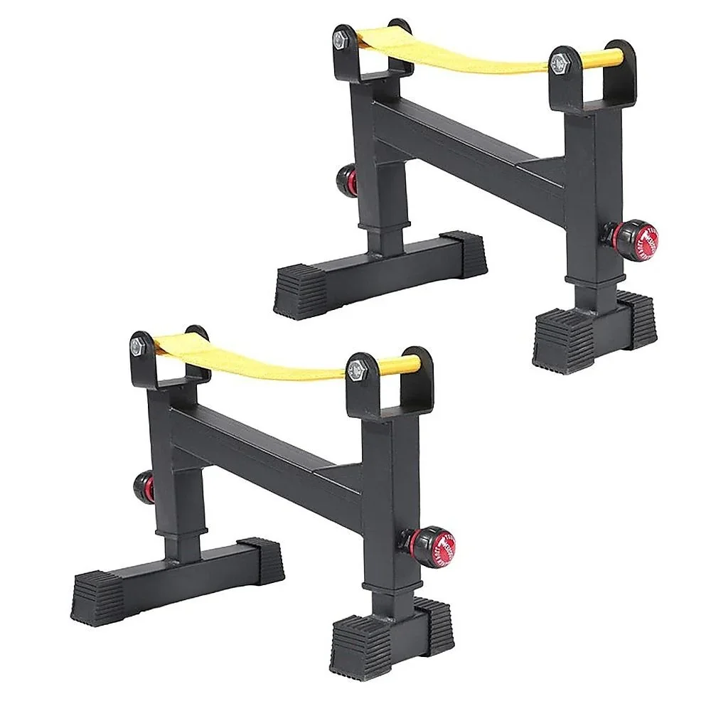 2x Deadlift Sling Racks Barbell Jack Squat Wedge