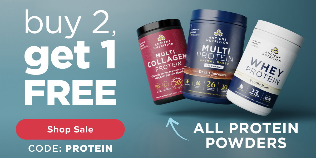 BUY 2, GET 1 FREE ON ALL PROTEIN
