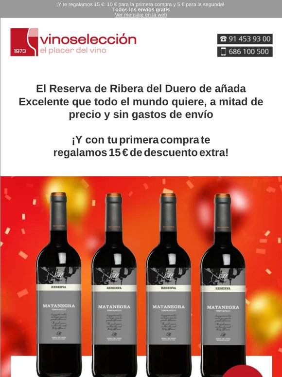 Reserva, Ribera del Duero y añada Excelente, ¡todo el mundo lo quiere! I Matanegra Reserva 2020