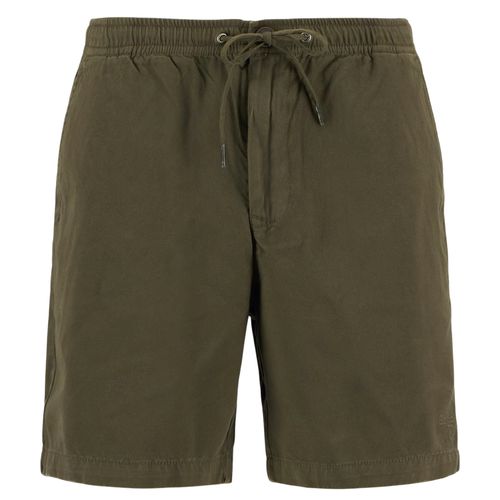 Barbour Washed Oxford Relaxed Shorts - Uniform Green