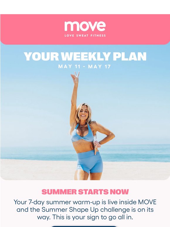 Your MOVE Weekly Workout Plan ☀️