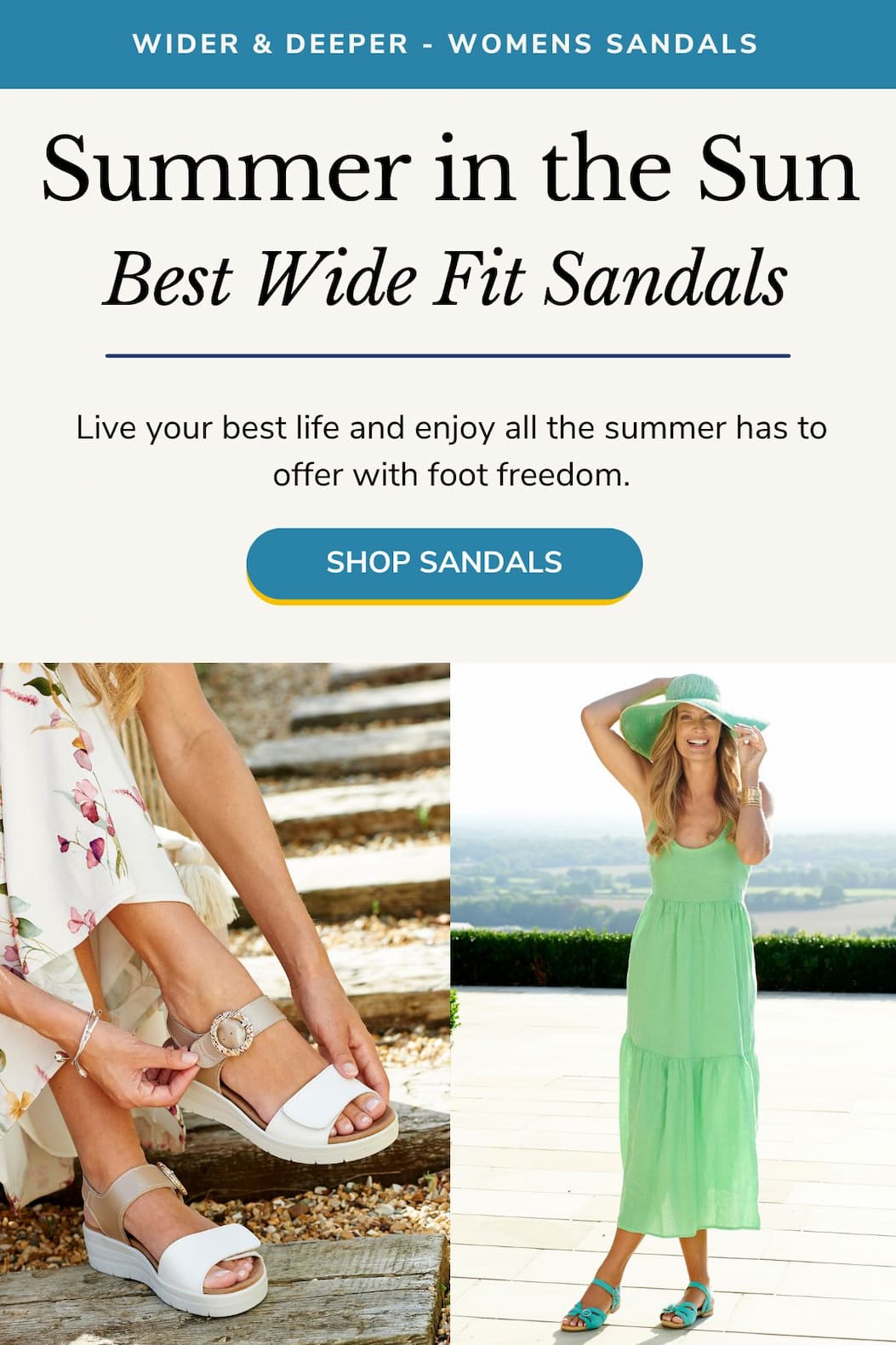 Best Wide fit Summer Sandals