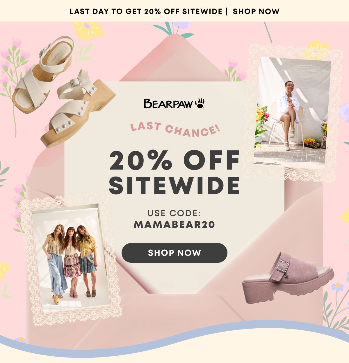 Mother's Day Sale - 20% Off Sitewide