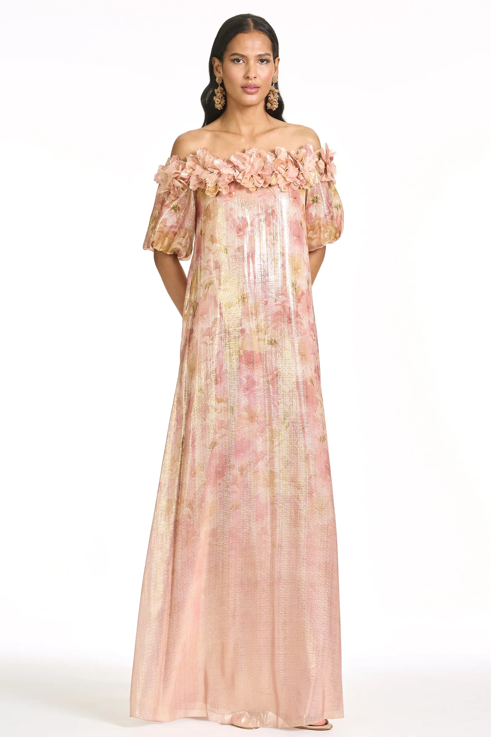 Image of VALENTINA GOWN - SUNSET GARDEN