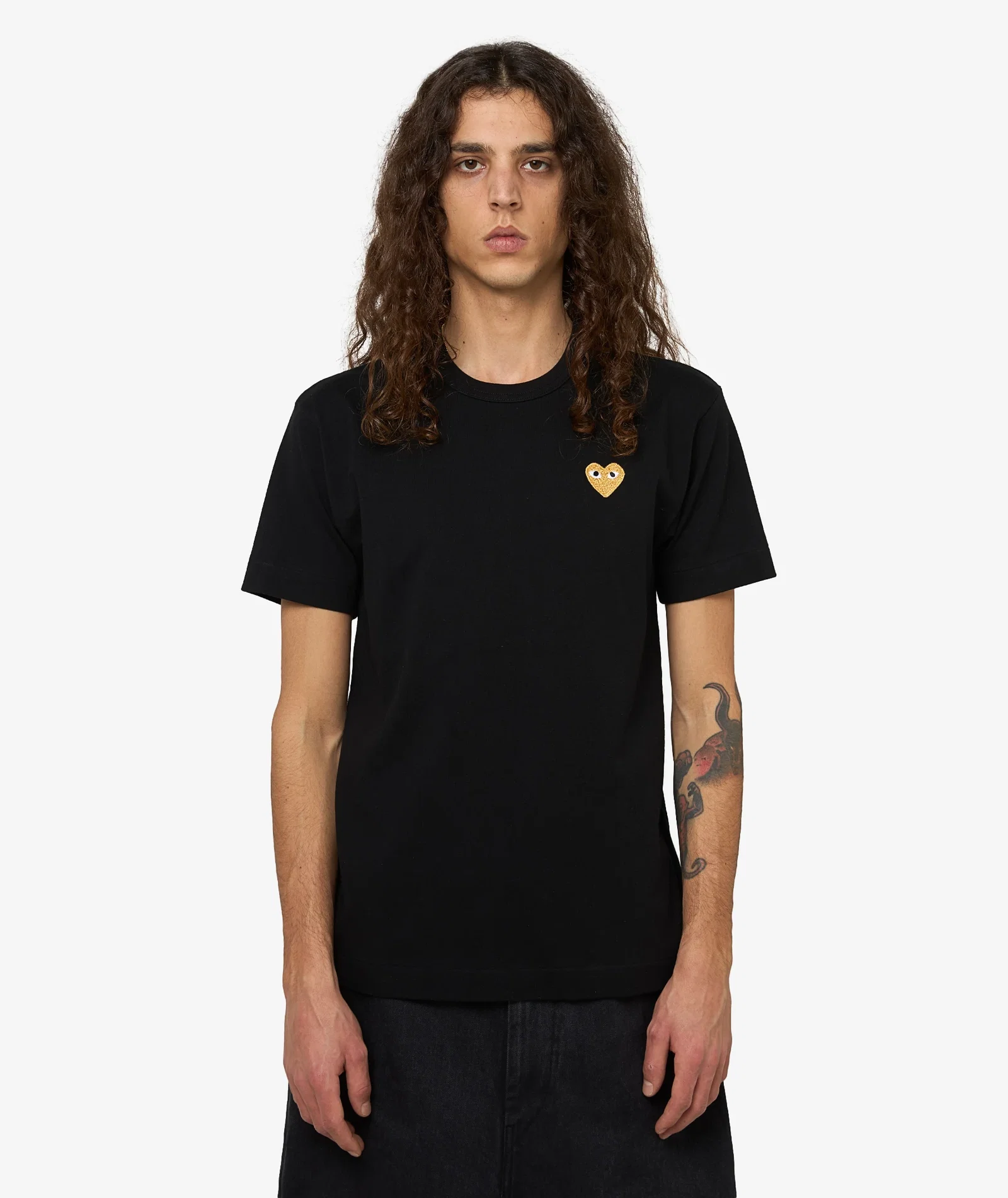 Comme des Garçons Play Gold Heart T-Shirt