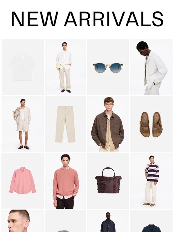 New in menswear