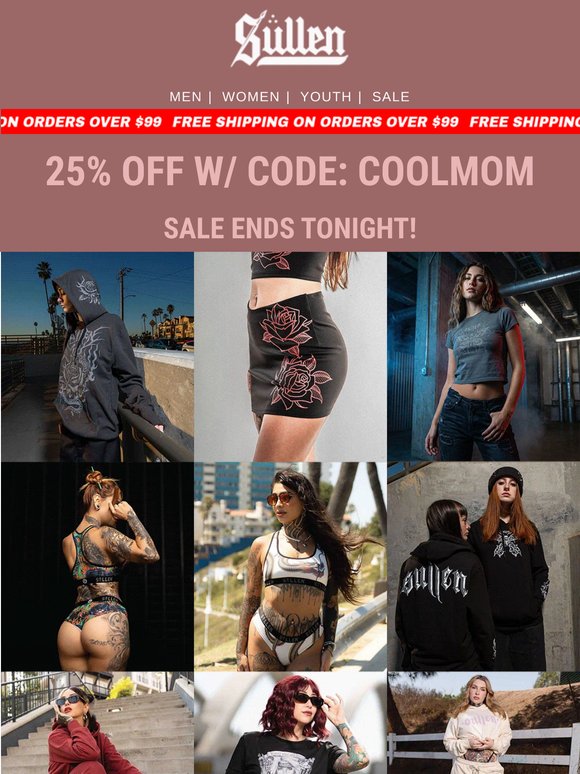 HAPPY MOTHER'S DAY 25% OFF FINAL HOURS!