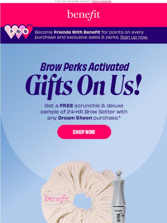 Gifts inside with NEW Dream Sheen Brow Glaze ✨
