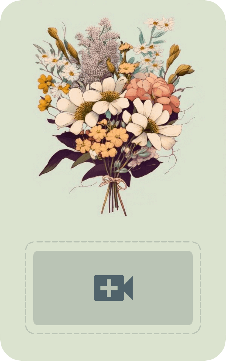 eCard: Beautiful Green Bouquet