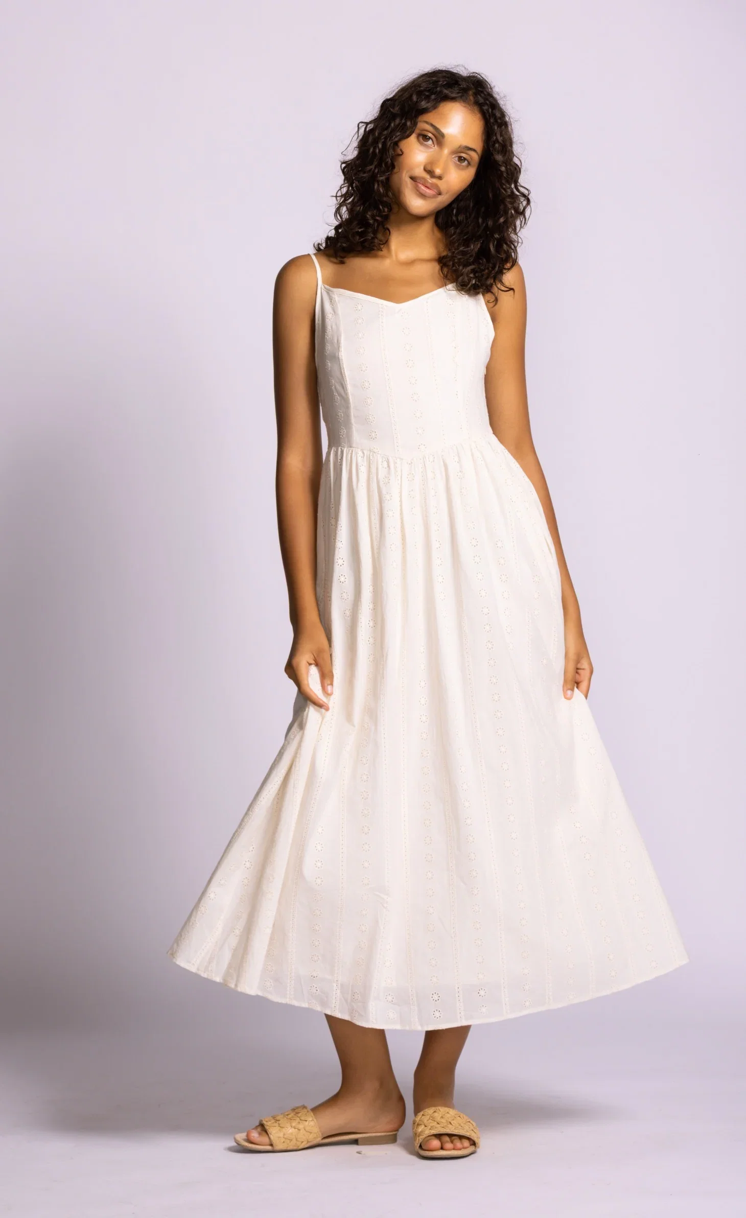 Farmdale Dress Beige