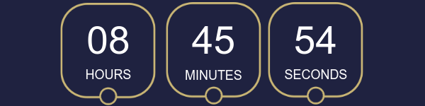 Countdown to 7pm, 10 May 2026