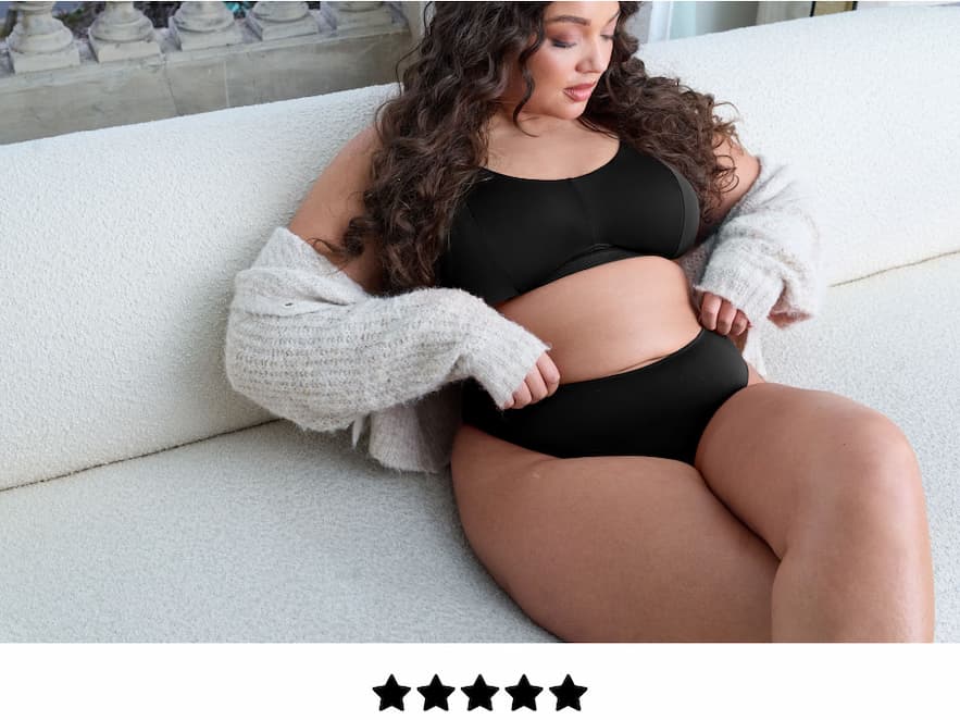 Curvy Kate Zen Non-Wired Bralette Black