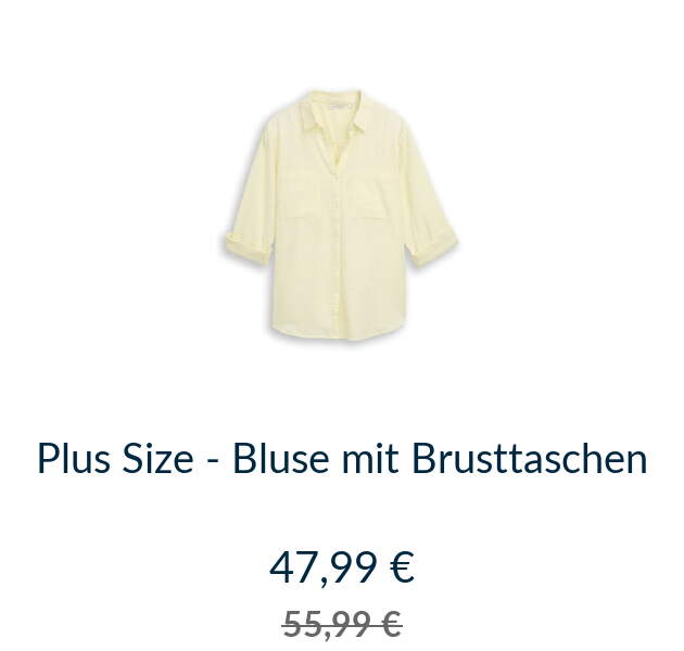 Deine zuletzt angesehenen Produkte - Details per Klick