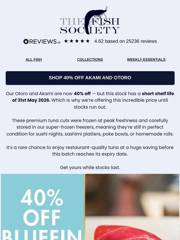 40% OFF Akami & Otoro💜