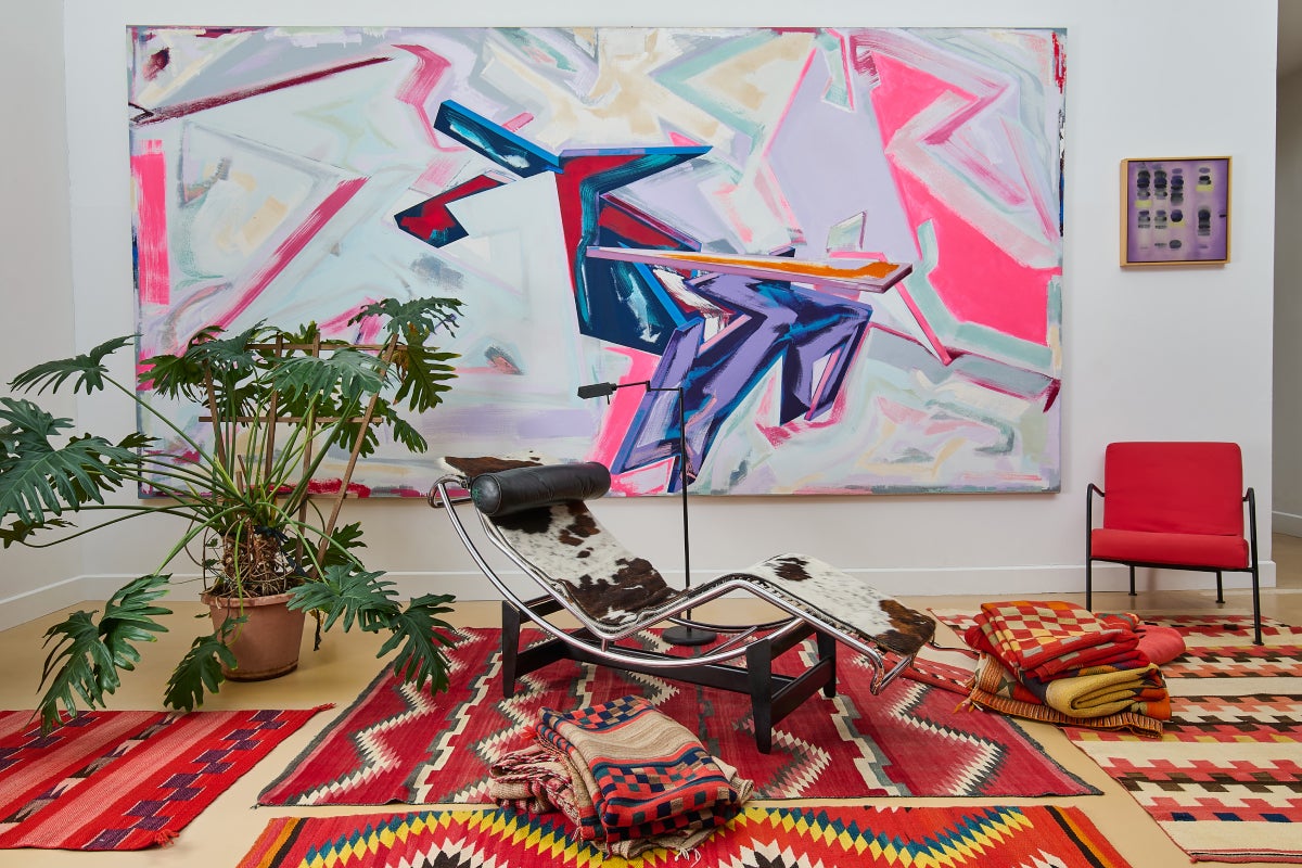 Artist Frank Stella Quietly Collected an Array of Navajo Textiles — and Now They’re on 1stDibs