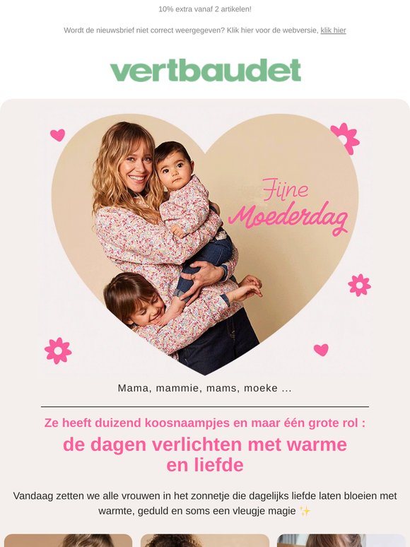 🌸 Fijne Moederdag aan alle mama’s
