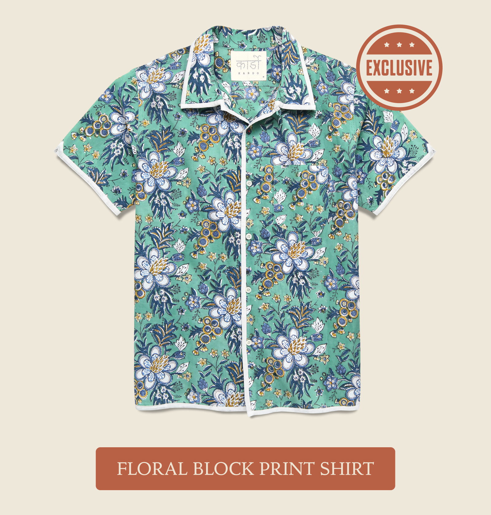 Floral Block Print Shirt