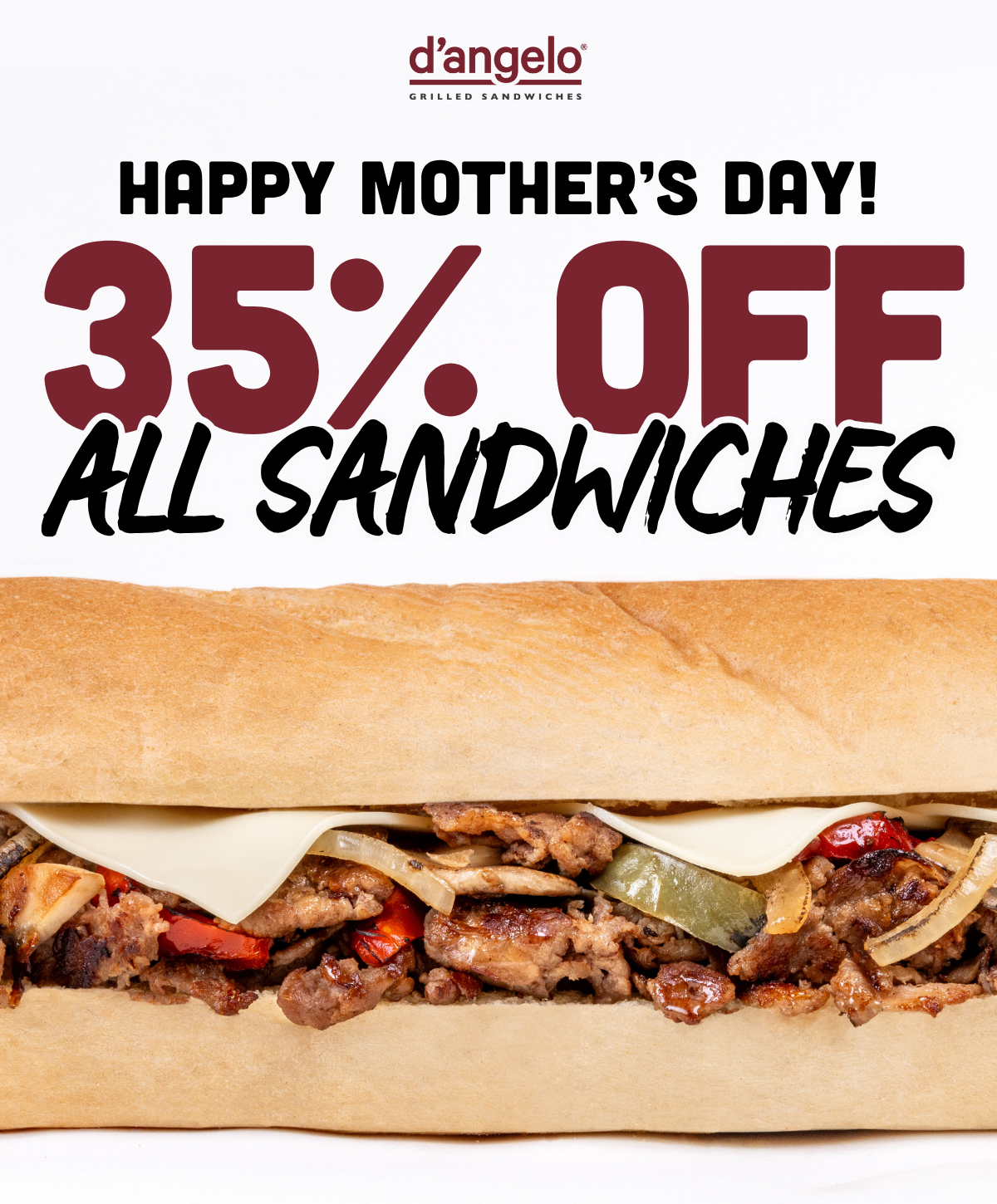 35% off all sandwiches