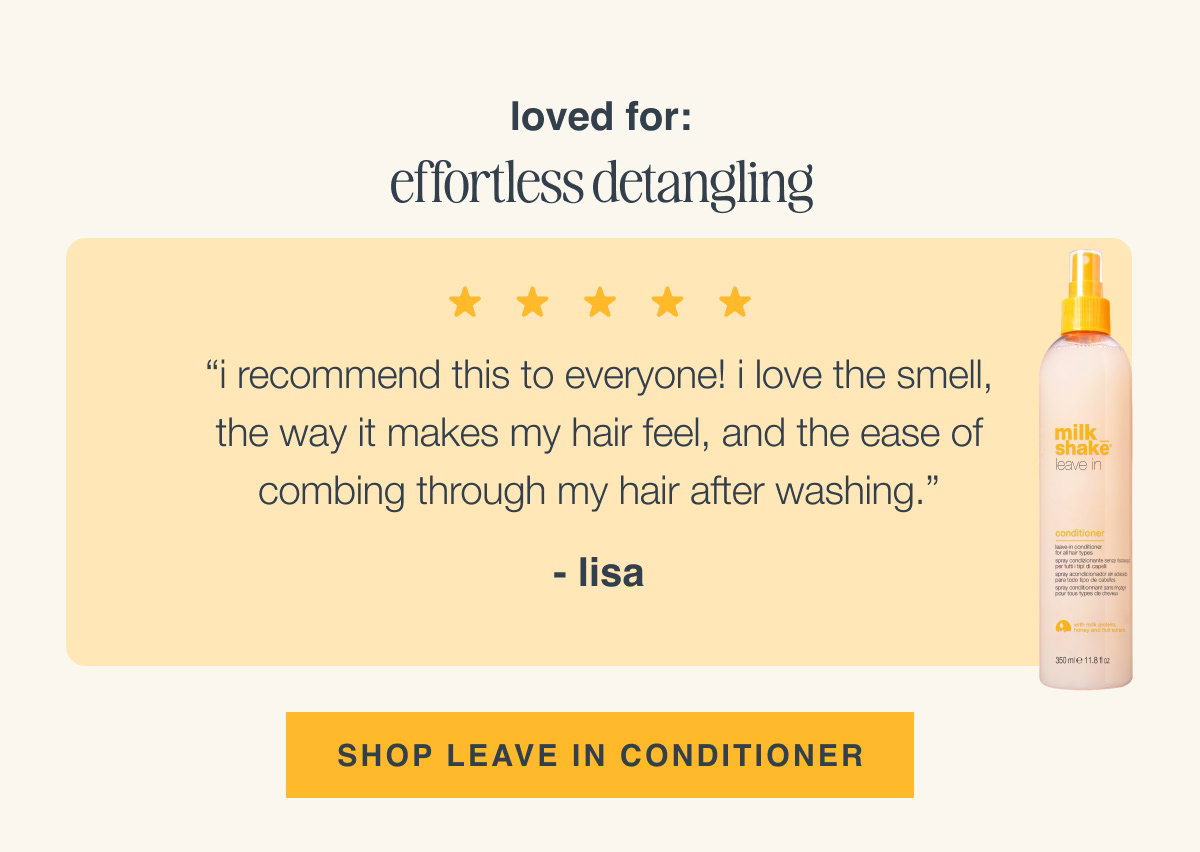 loved for effortless detangling