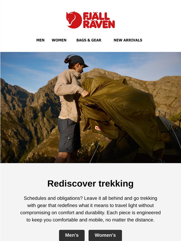 New ways to trek lighter