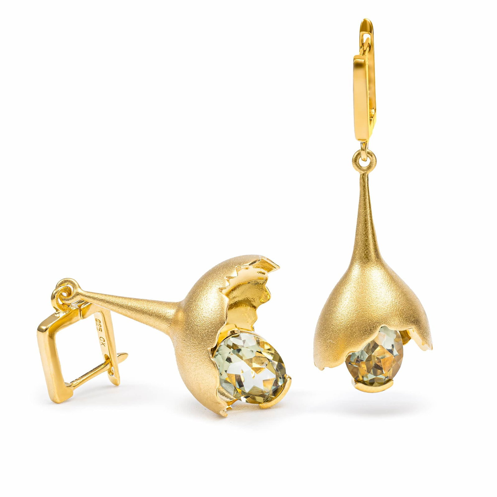 Gobl Core Sculptural Bell Earrings in...