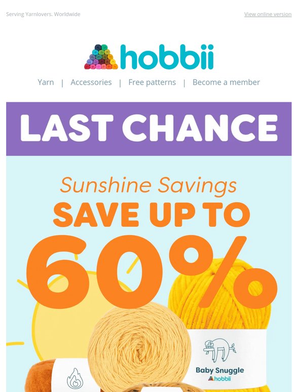 The Sunshine Savings is ending soon ⏰