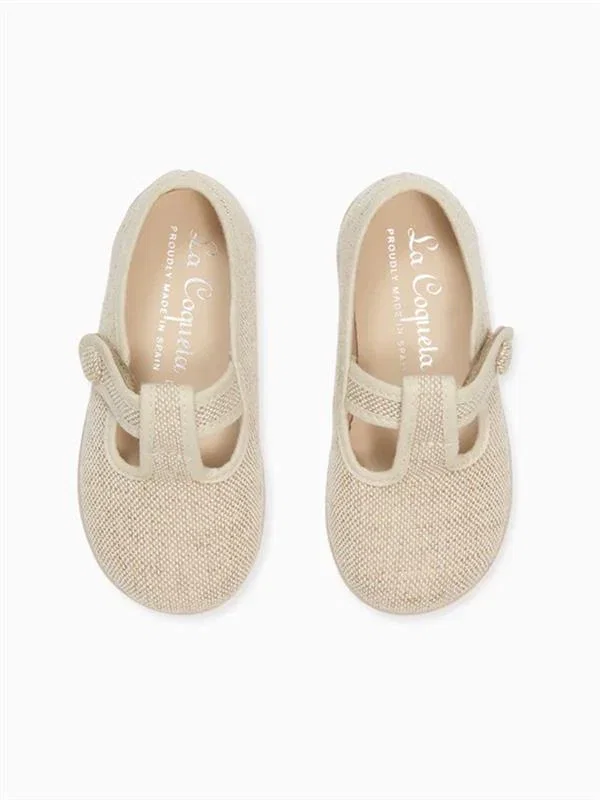 Image of Sand Pedro Canvas Baby T-Bar Espadrille