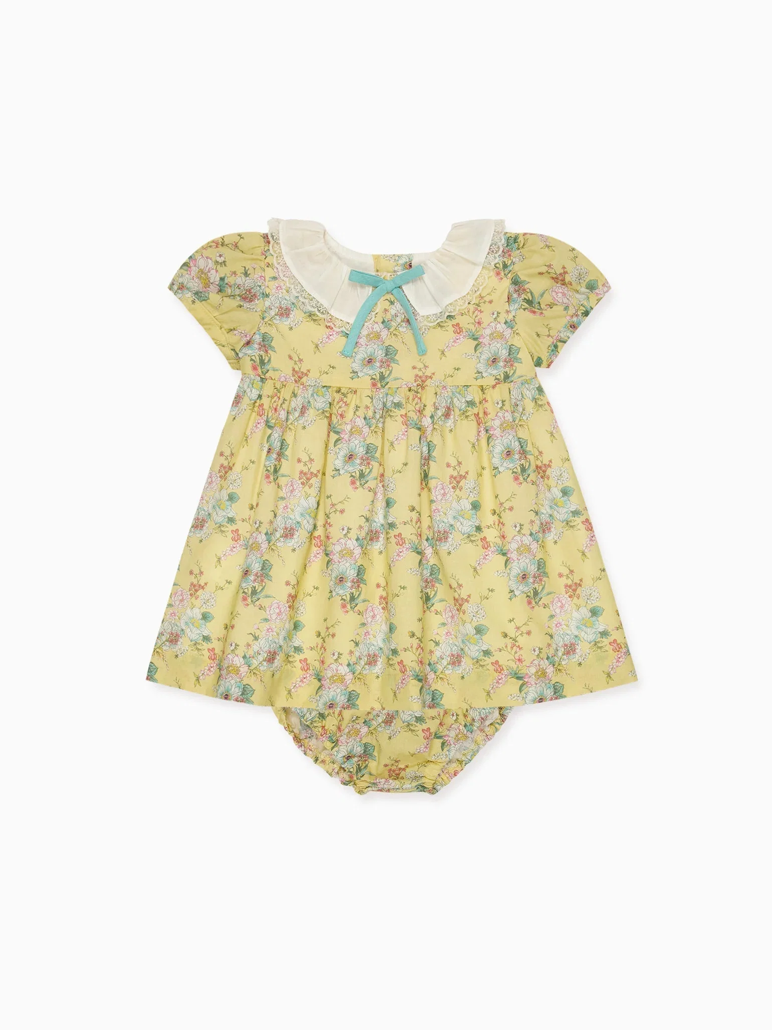 Image of Yellow Floral Willow Baby Girl Set