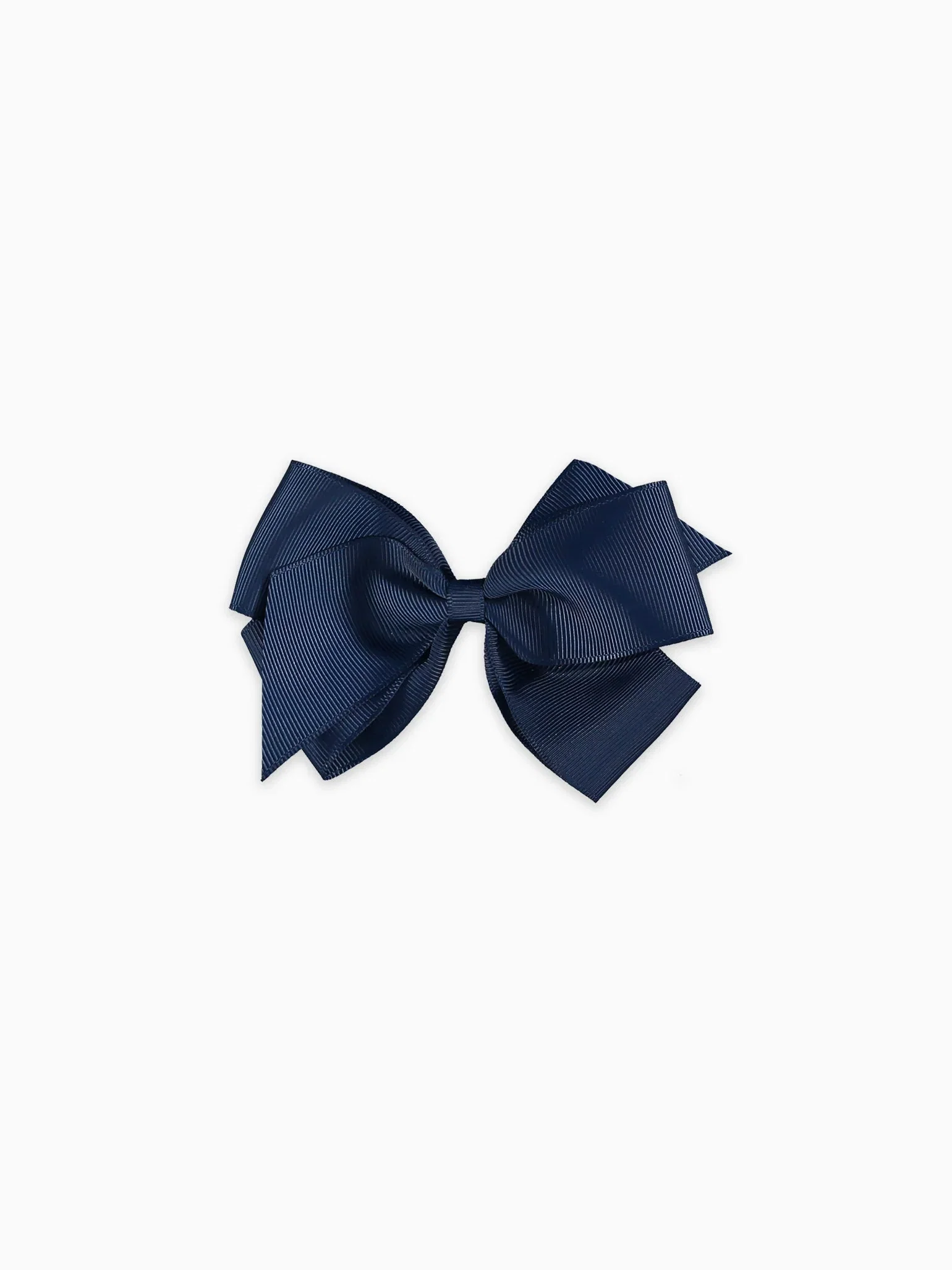 Image of Navy Blue Big Bow Girl Clip
