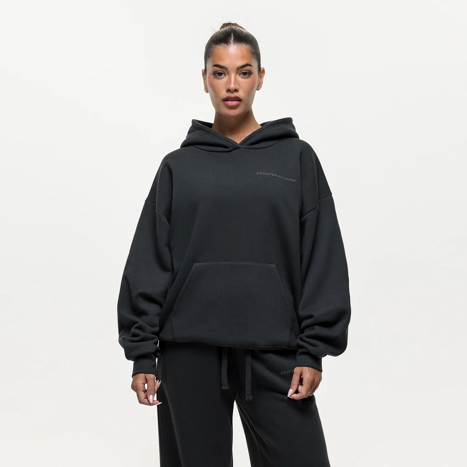 Image of Vintage Onyx Black Hoodie