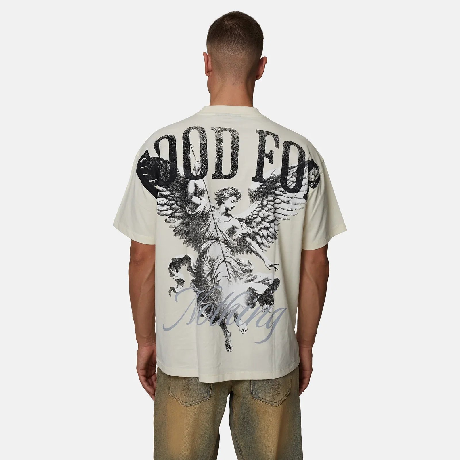 Image of Oversized Off White Revival T-shirt