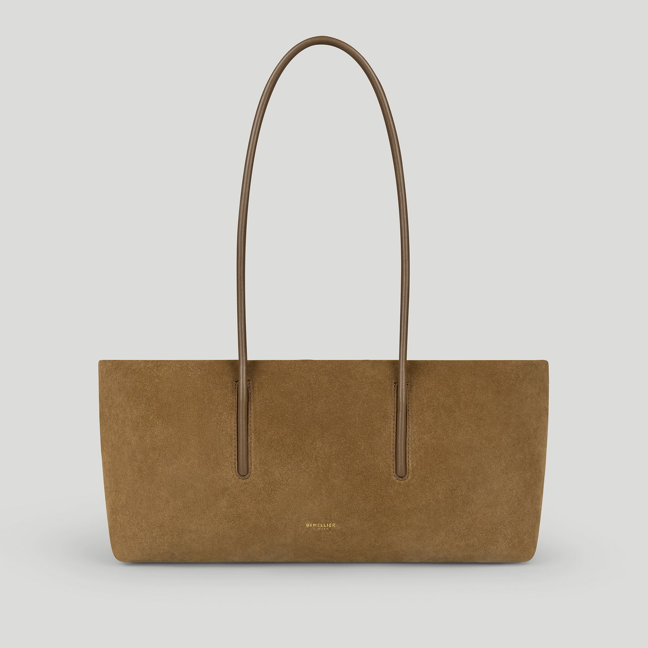 the stockholm shoulder tobacco suede