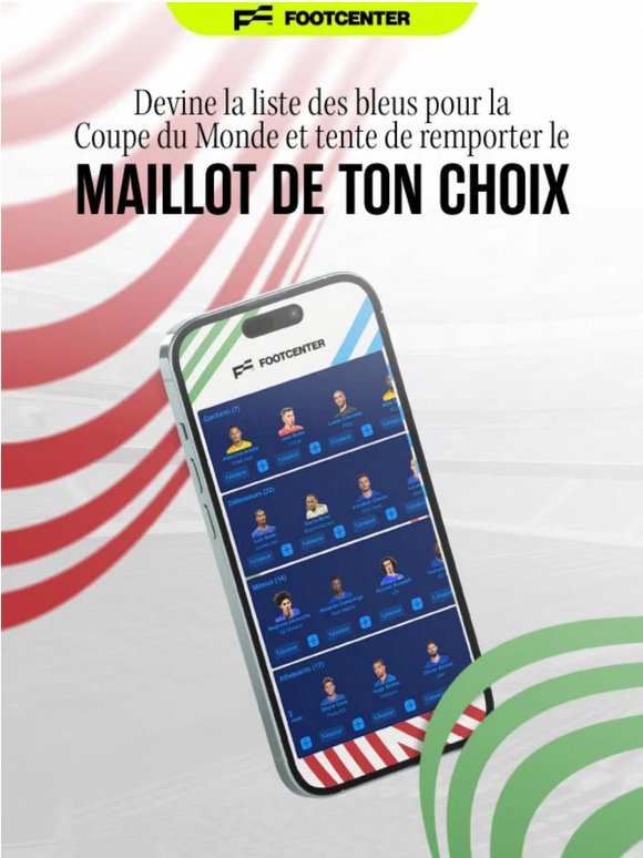 Trouve la liste des bleus pour la CDM 2026