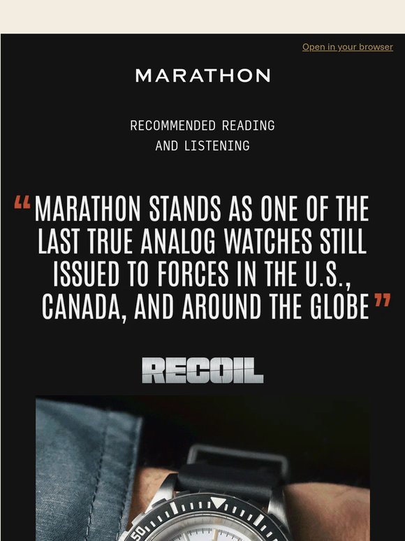 RECOIL: GSAR has “rugged construction & timeless styling”