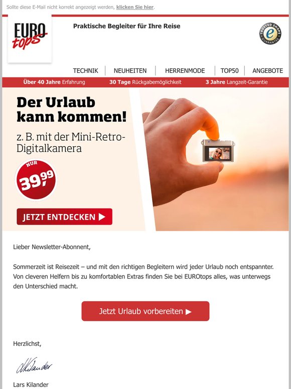 Clever reisen, entspannt genießen