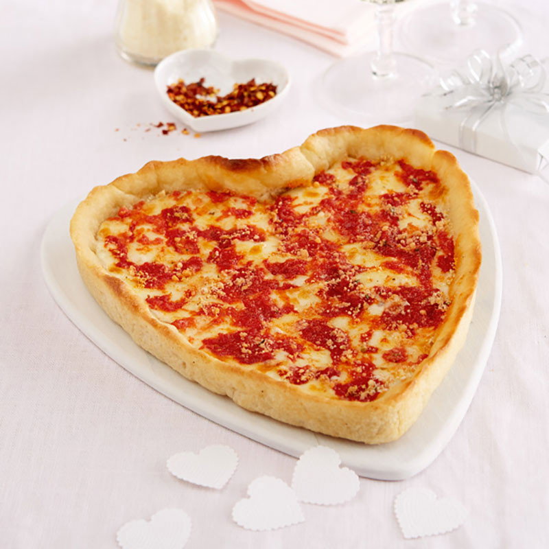 Image of 2 Pack (1 Heart Shaped and 1 Round) Lou Malnati's Pizza