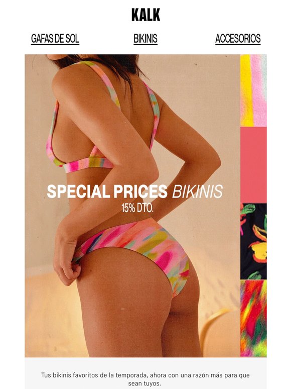 -15% en bikinis | SPECIAL PRICES 👙