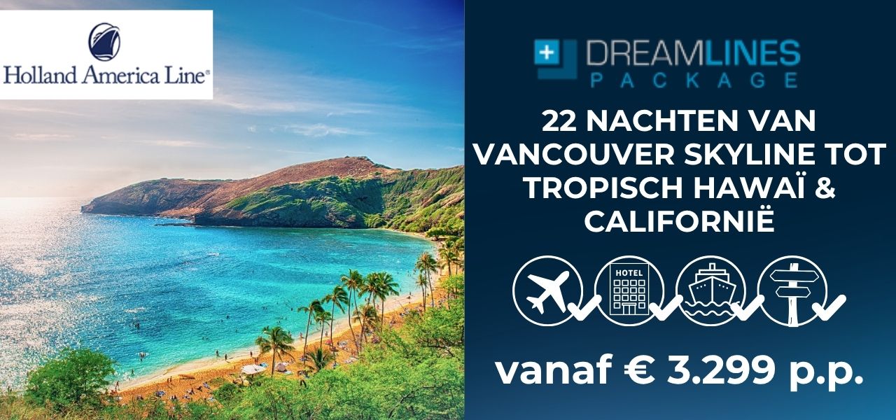 22 dagen met Holland America Line