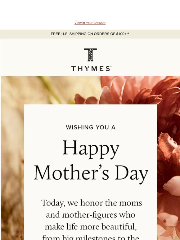 Happy Mother’s Day from Thymes